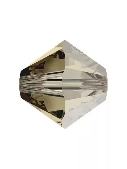 Lot toupies 4MM Smoky quartz satin  Toupies 4mm satin (5301/5328)- 1 2