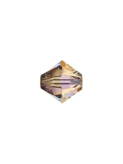 Lot toupies 4MM Smoked topaz AB 2X  Toupies 4mm AB2X (5301/5328)- 1