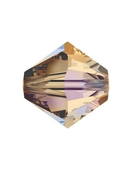 Lot toupies 4MM Smoked topaz AB 2X  Toupies 4mm AB2X (5301/5328)- 2 Lot toupies 4MM Smoked topaz AB 2X  Toupies 4mm AB2X (5301/5328)- 2