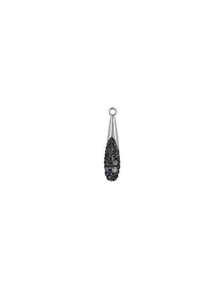 Pavé pendant goutte 20 mm   Pave pendants goutte (67452)- 1