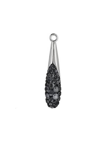 Pavé pendant goutte 20 mm   Pave pendants goutte (67452)- 1 2