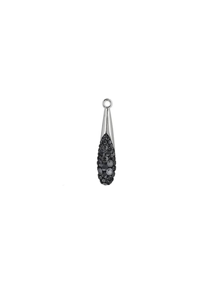 Pavé pendant goutte 20 mm   Pave pendants goutte (67452)- 2