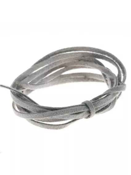 Suédine 2mm gris  Suédine 2mm- 1