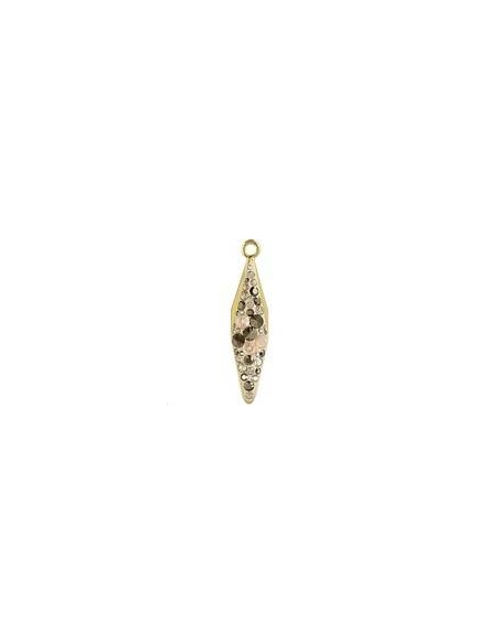Pavé pendant goutte 20 mm    Pave pendants goutte losange (67482)- 1 Pavé pendant goutte 20 mm    Pave pendants goutte losange (67482)- 1