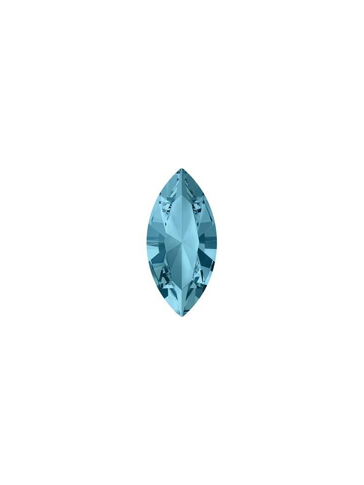 Navette 10X5mm Aquamarine foiled  Navette 10x5mm (4200)- 2