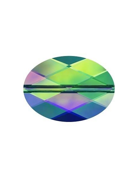 Perle ovale 14x10mm Cr Vitr Medium  Perles ovale 14x10mm- 2 Perle ovale 14x10mm Cr Vitr Medium  Perles ovale 14x10mm- 2