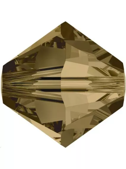 Lot bicônes 4 mm  cr bronze shade   Toupies 4mm couleurs simples (5301/5328)- 1