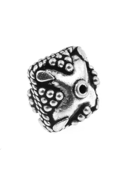Carré décoré 12x15mm argent 925/000  L argent 925- 1