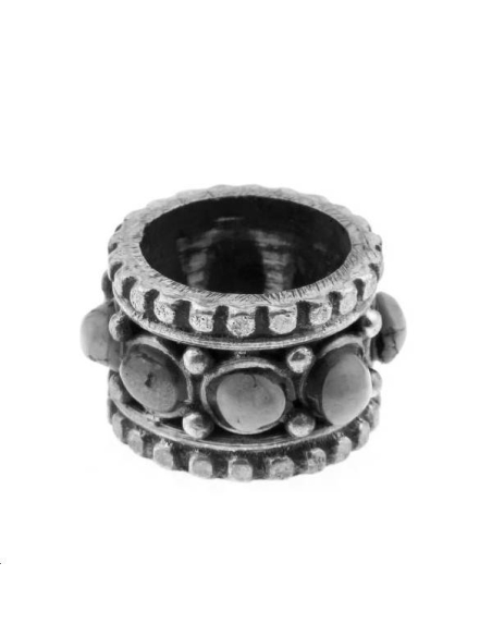 Anneau avec turquoises 10x16mm argent 925/000  L argent 925- 1