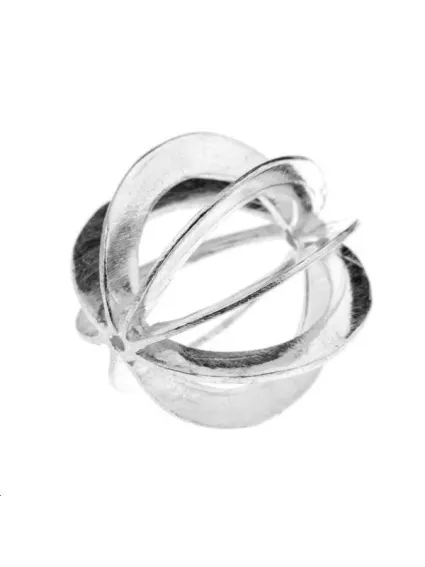 Sphère ajourée 23x22mm argent 925/000  L argent 925- 1