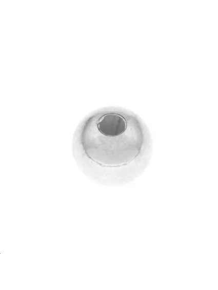 Boule de 10mm argent 925/000  trou large  L argent 925- 1