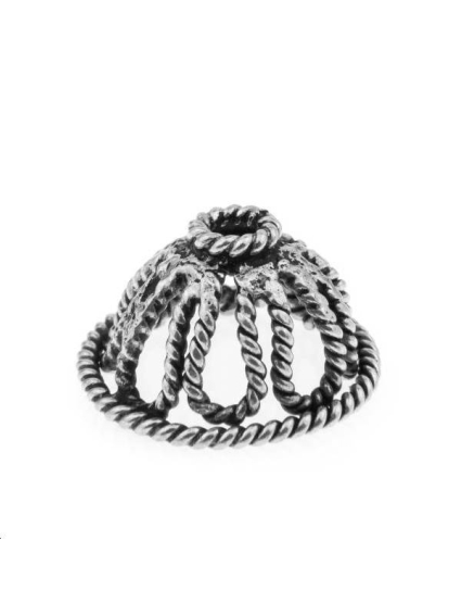 Coupelle ajourée 16mm argent 925/000  L argent 925- 1