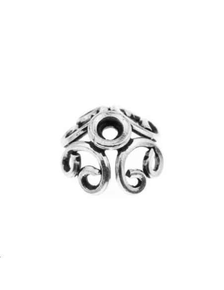 Coupelle ajourée 12mm argent 925/000  L argent 925- 1