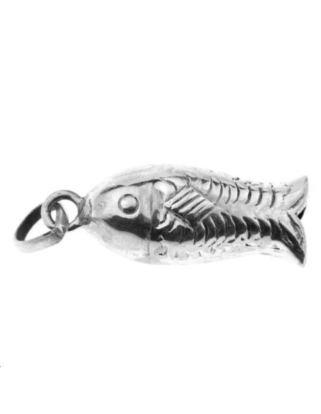 Pendentif poisson 25x9mm argent 925/000  L argent 925- 1