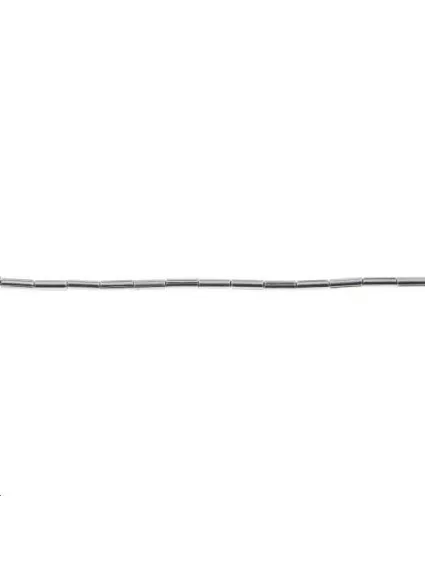 Cylindre au rang (17cm) 4x1,2x1mm argent 925/000  L argent 925- 1