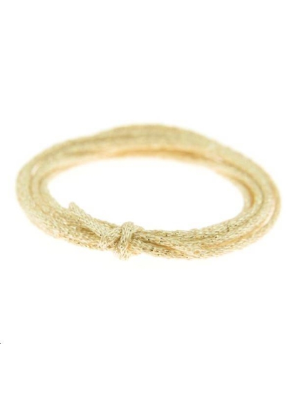 Cordon métallisé rond 2mm doré  Cordon métallisé rond- 1