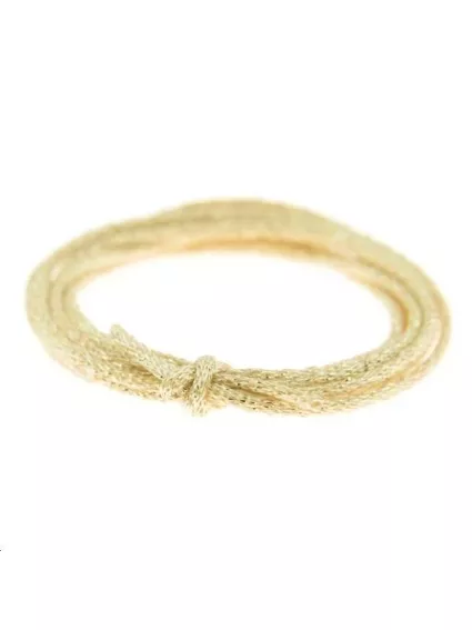 Cordon métallisé rond 2mm doré  Cordon métallisé rond- 1