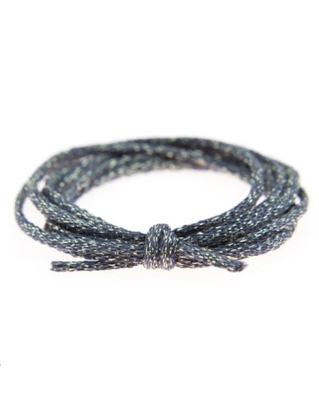 Cordon métallisé rond 2mm gris  Cordon métallisé rond- 1 Cordon métallisé rond 2mm gris  Cordon métallisé rond- 1