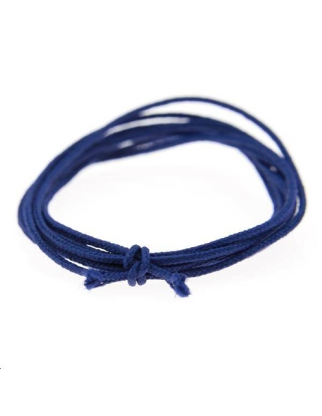 Fashion cord diamètre 0,8mm bleu  Fashion cord 0,8mm- 1