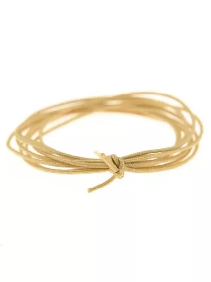 Cordon nylon tressé 0,5mm jaune  Nylon tressé 0,5mm- 1