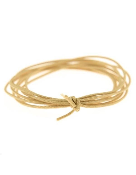 Cordon nylon tressé 0,5mm jaune  Nylon tressé 0,5mm- 1 Cordon nylon tressé 0,5mm jaune  Nylon tressé 0,5mm- 1
