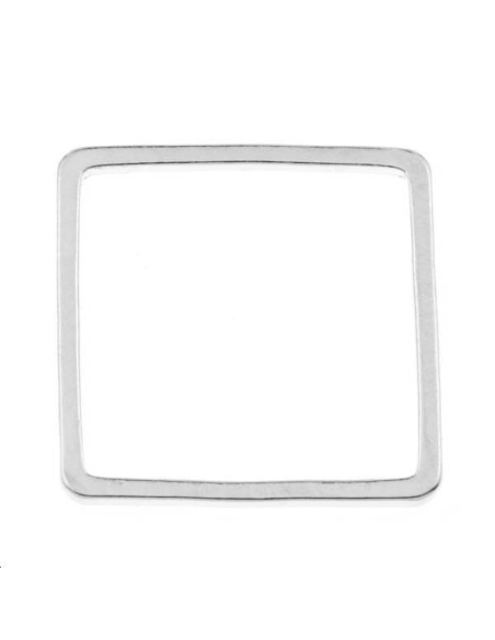 anneau fil carré 16x16x1mm  Anneaux- 1 anneau fil carré 16x16x1mm  Anneaux- 1