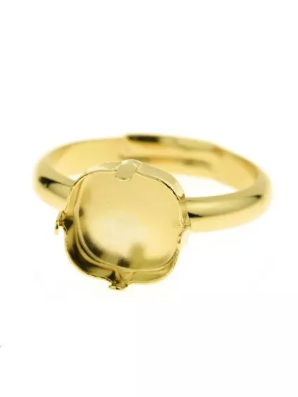 Corps de bague avec sertissure 10mm carré  Bagues- 1