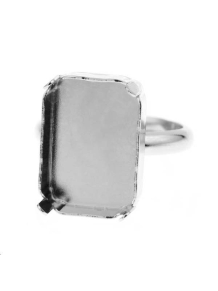 Octogone 20mm avec anneau de bague  Bagues- 1