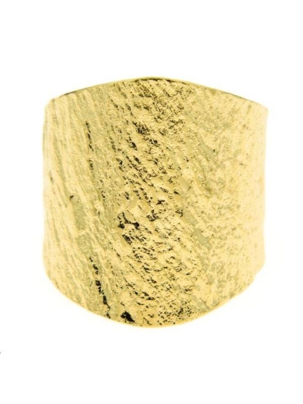 Bague martelée 22x20mm  Bagues- 1