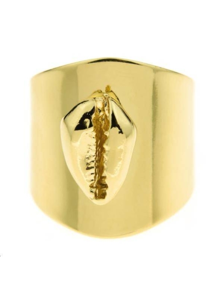 Bague avec cauri  Bagues- 1 Bague avec cauri  Bagues- 1