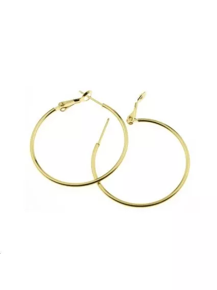 Créoles 33x1,5mm  Boucles d'oreilles- 1