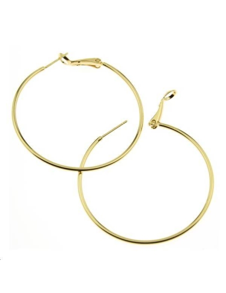 Créoles 45x1,5mm  Boucles d'oreilles- 1