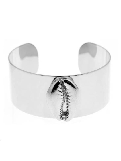 Manchette avec cauri grand modèle  Bracelets et manchettes- 1