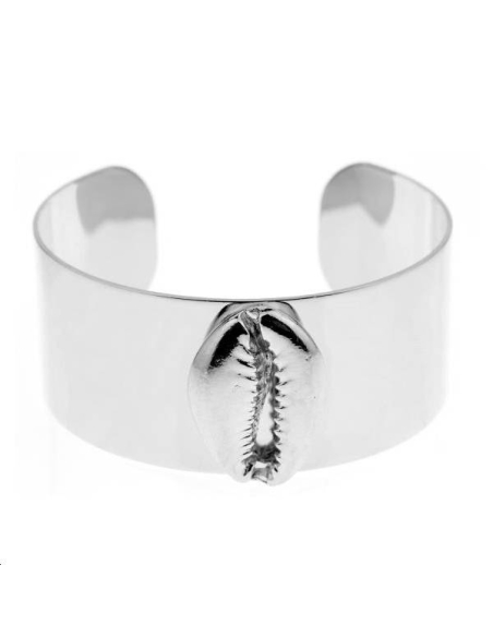 Manchette avec cauri grand modèle  Bracelets et manchettes- 1
