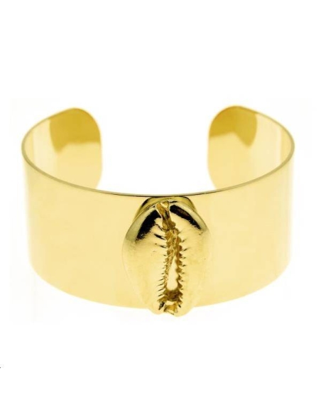 Manchette avec cauri grand modèle  Bracelets et manchettes- 1