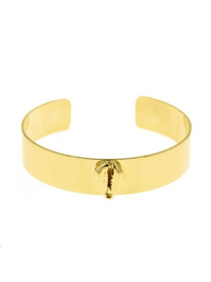 Manchette avec cauri petit modèle  Bracelets et manchettes- 1