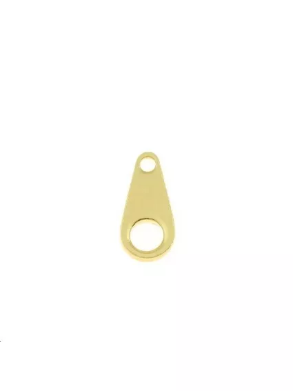 Embout languette 2 trous 8x4mm  Embouts cordons & chaînes- 1