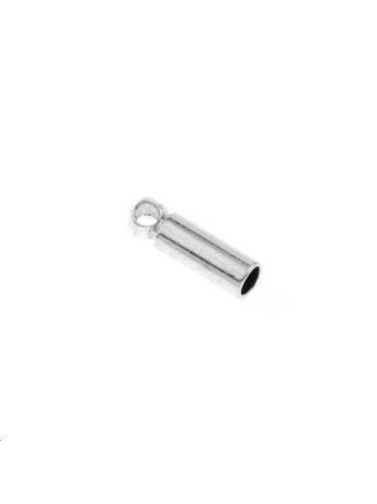 Embout avec anneaux pour chaîne 7x2mm (diamètre 1,5mm)  Embouts cordons & chaînes- 1