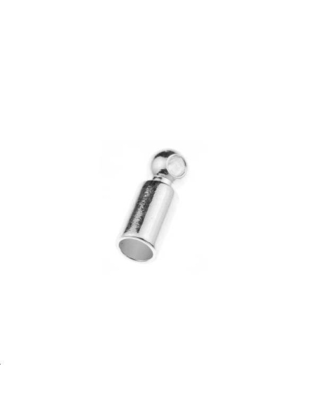 Embout cylindre 7x2,5mm  Embouts cordons & chaînes- 1 Embout cylindre 7x2,5mm  Embouts cordons & chaînes- 1