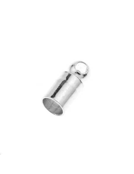Embout cylindre anneau 10x4mm  Embouts cordons & chaînes- 1 Embout cylindre anneau 10x4mm  Embouts cordons & chaînes- 1