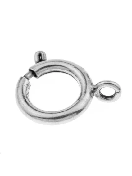 Fermoir anneau ressort 12mm  Fermoirs- 1