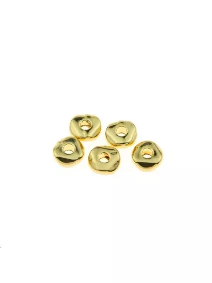 Intercalaire rondelle plate irrégulière 4,8x1,9mm  Intercalaires- 1