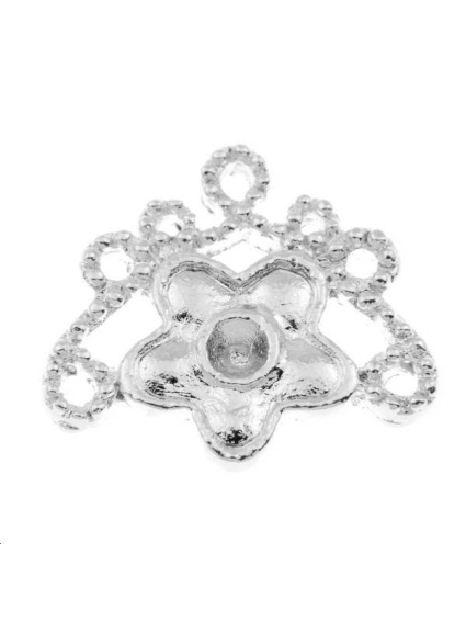 Pampille fleur 17x19mm  Pampilles- 1