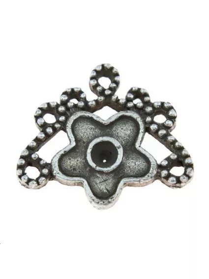 Pampille fleur 17x19mm  Pampilles- 1