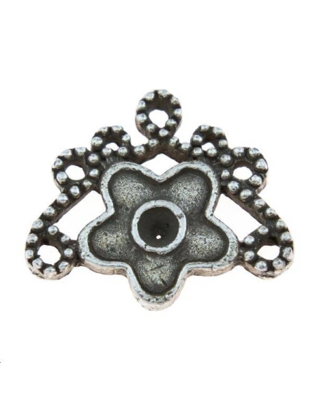 Pampille fleur 17x19mm  Pampilles- 1