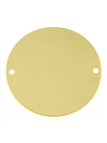 Pampille ronde plate 25mm 2 trous  Pampilles- 1
