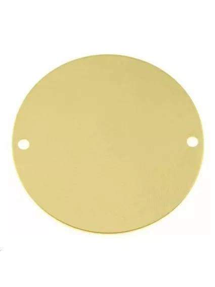 Pampille ronde plate 25mm 2 trous  Pampilles- 1