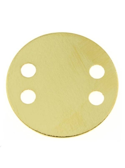 Pampille plate 22mm 4 trous  Pampilles- 1