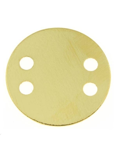 Pampille plate 22mm 4 trous  Pampilles- 1