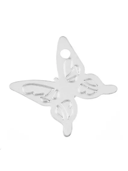 Pampille papillon 14mm 1 trou  Pampilles- 1